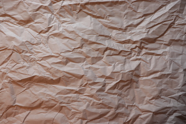 wrinkled paper