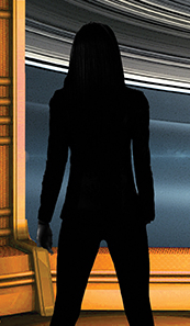 Silhouette of a woman